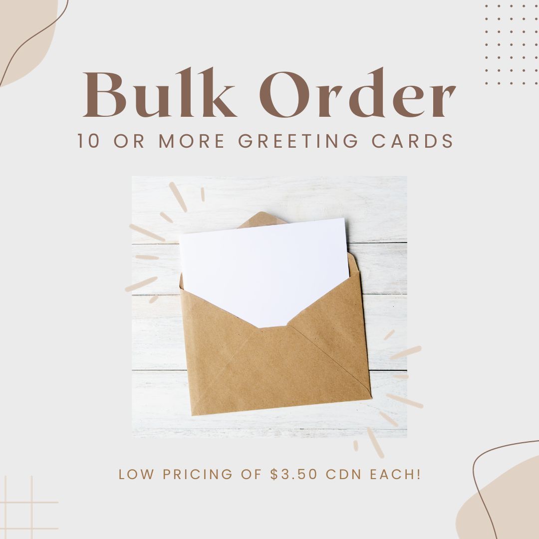 Bulk Order Greeting Cards - 10 or More | Designed by Hotdogs & Poodles