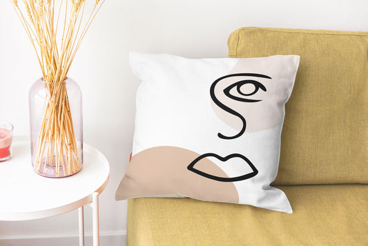 Abstract Picasso Square Pillow Case | Velour  Pillowcase